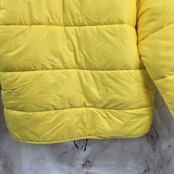 Columbia Coat Men Large Yellow Vintage 80s 90s Puffer Jacket Synthetic Insulated - Picture 7 of 16